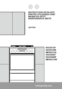 Manual Gorenje KS5351XF Aragaz