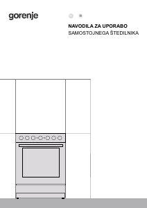 Priročnik Gorenje GK6B41XD Obseg