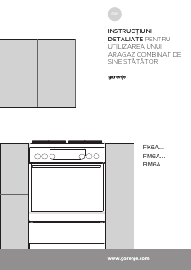 Manual Gorenje KS6350XF Aragaz
