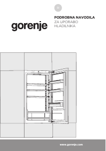 Priročnik Gorenje RI412EE1 Hladilnik