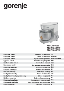 Instrukcja Gorenje MMC1005BW Mikser