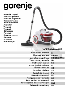 Manuál Gorenje VCEB01GAWWF Vysavač