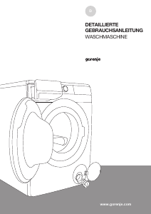 Bedienungsanleitung Gorenje W1PNA84SATSWIFI Waschmaschine