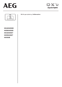 Brugsanvisning AEG KKB894500B Kaffemaskine