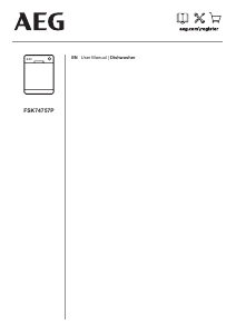 Handleiding AEG FSK74757P Vaatwasser