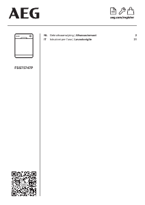 Handleiding AEG FSS75747P Vaatwasser