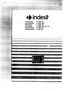 Handleiding Indesit D 3220 WF Vaatwasser