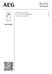 Brugsanvisning AEG ABE818E6NS Fryser