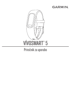 Priročnik Garmin vivosmart 5 Sledilec aktivnosti