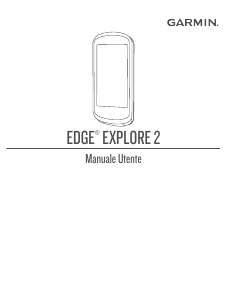 Manuale Garmin Edge Explore 2 Ciclocomputer