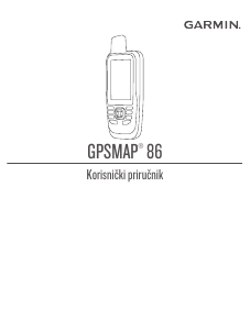 Priručnik Garmin GPSMAP 86sci Ručna navigacija