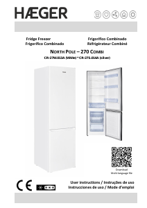 Manual de uso Haeger CR-27W.013A North Pole Frigorífico combinado