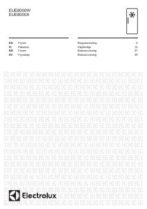 Bruksanvisning Electrolux EUE8000W Frys