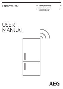 Manuale AEG NSC7P751ES Frigorifero-congelatore