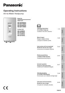 Manuale Panasonic WH-UH12FE5 Pompa di calore