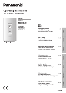 Manuale Panasonic WH-UX12FE5 Pompa di calore