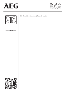 Manual de uso AEG NCH74B01CB Placa