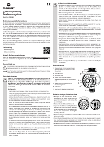 Handleiding Toolcraft 2384649 Besproeiingscomputer