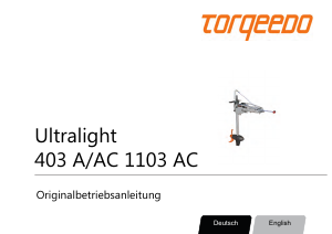 Manual Torqeedo Ultralight 1103 AC Outboard Motor