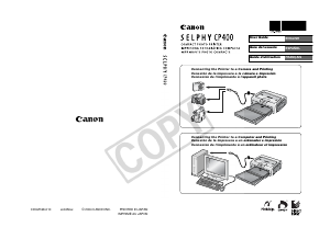 Handleiding Canon Selphy CP400 Printer