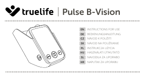 Instrukcja Truelife Pulse B-Vision Ciśnieniomierz
