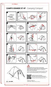 Manual Vaude Campo Grande XT 4P Tent