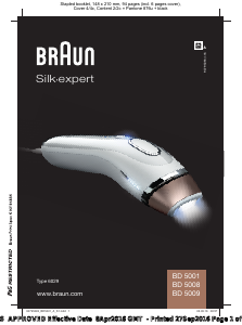 Käyttöohje Braun BD 5008 Silk-Expert IPL-laite