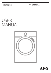 Manual AEG LR75R942 Washing Machine