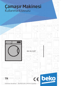 Kullanım kılavuzu BEKO BK 8121 BT Çamaşır makinesi