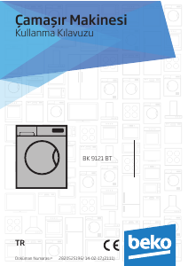 Kullanım kılavuzu BEKO BK 9121 BT Çamaşır makinesi