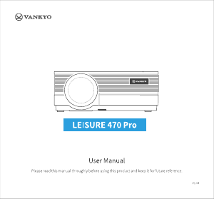 Handleiding Vankyo Leisure 470 Pro Beamer