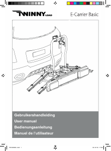 Manual de uso Twinny Load e-Carrier Basic Porta bicicleta