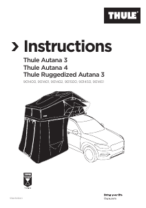 Handleiding Thule Ruggedized Autana 3 Tent