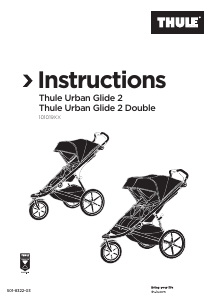 Käyttöohje Thule Urban Glide 2 Double Lastenrattaat