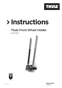 Handleiding Thule Front Wheel Holder Fietsendrager