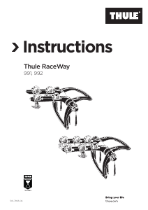 Handleiding Thule RaceWay Fietsendrager