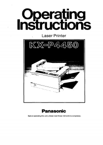 Handleiding Panasonic KX-P4450 Printer