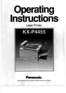 Handleiding Panasonic KX-P4455 Printer