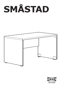 Bruksanvisning IKEA SMÅSTAD Skrivbord