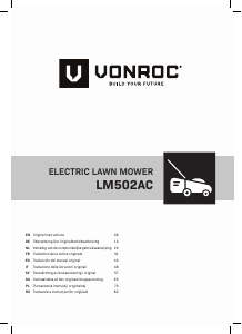 Brugsanvisning Vonroc LM502AC Plæneklipper