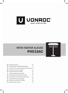 Handleiding Vonroc PH515AC Terrasverwarmer