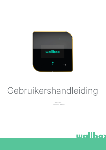 Handleiding Wallbox Copper C Laadstation