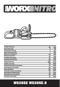 Handleiding Worx WG385E.9 Kettingzaag