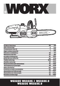 Priročnik Worx WG323E Motorna žaga