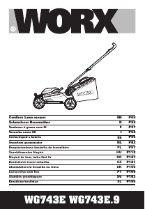 Manual Worx WG743E.9 Lawn Mower