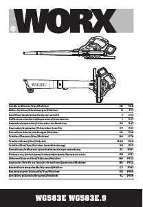 Manual Worx WG583E Leaf Blower