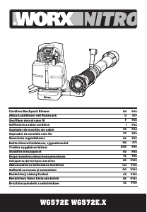 Priročnik Worx WG572E Puhalnik za listje