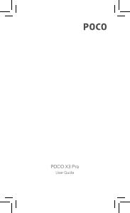 Посібник Xiaomi Poco X3 Pro Мобільний телефон