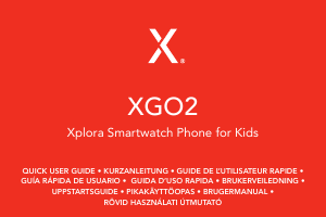 Brugsanvisning Xplora XGO2 Smartwatch