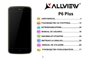 Használati útmutató Allview P6 Plus Mobiltelefon